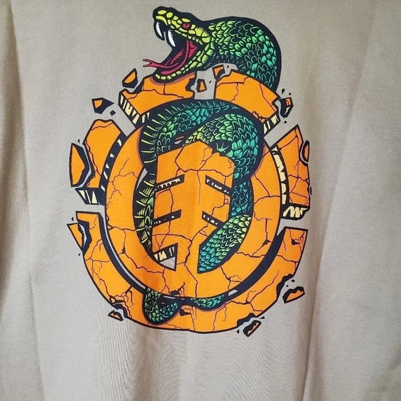 NWT Element T-Shirt 100%‎ Organic Cotton Relax Fit Men’s Small - Picture 8 of 10